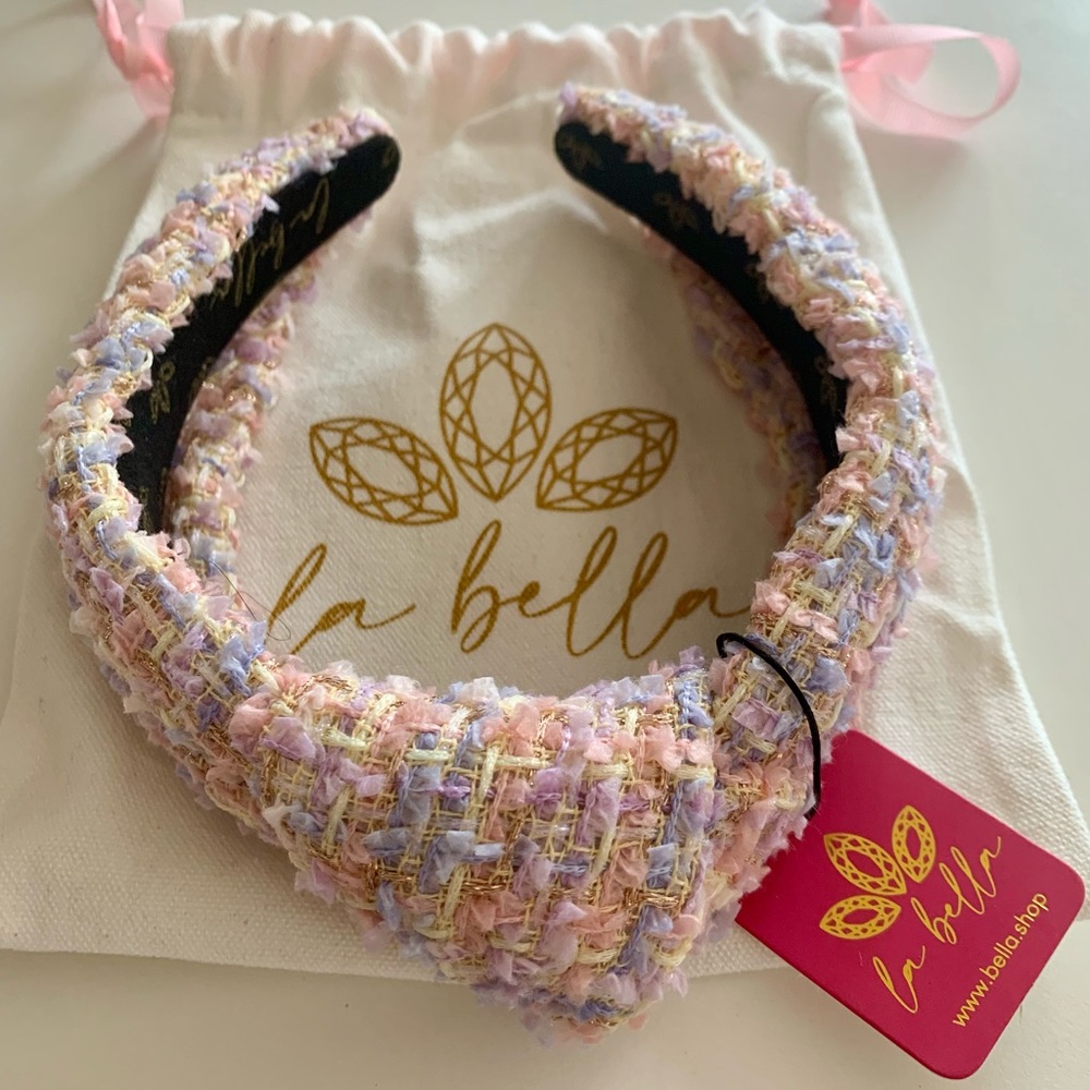 La Bella Cotton Candy Tweed Headband